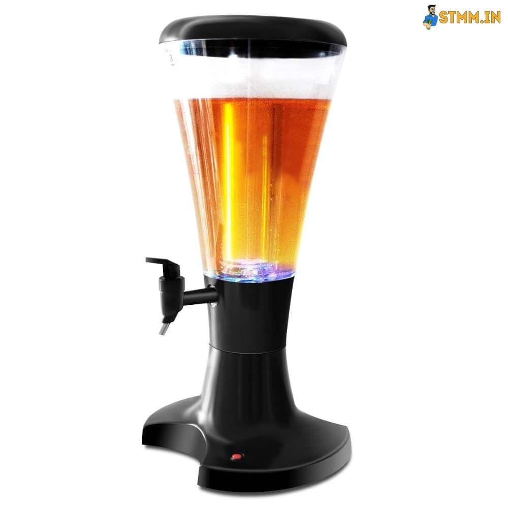 Superb 3 Litre Beer Tower Dispenser With Light And Ice Tube 4