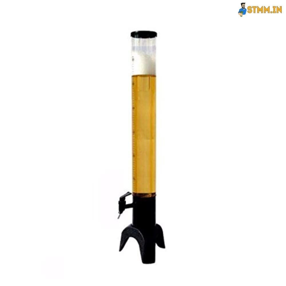 Eco Tube 3 Litre Beer Tower Dispenser With Ice Tube And Cast Iron Base 2