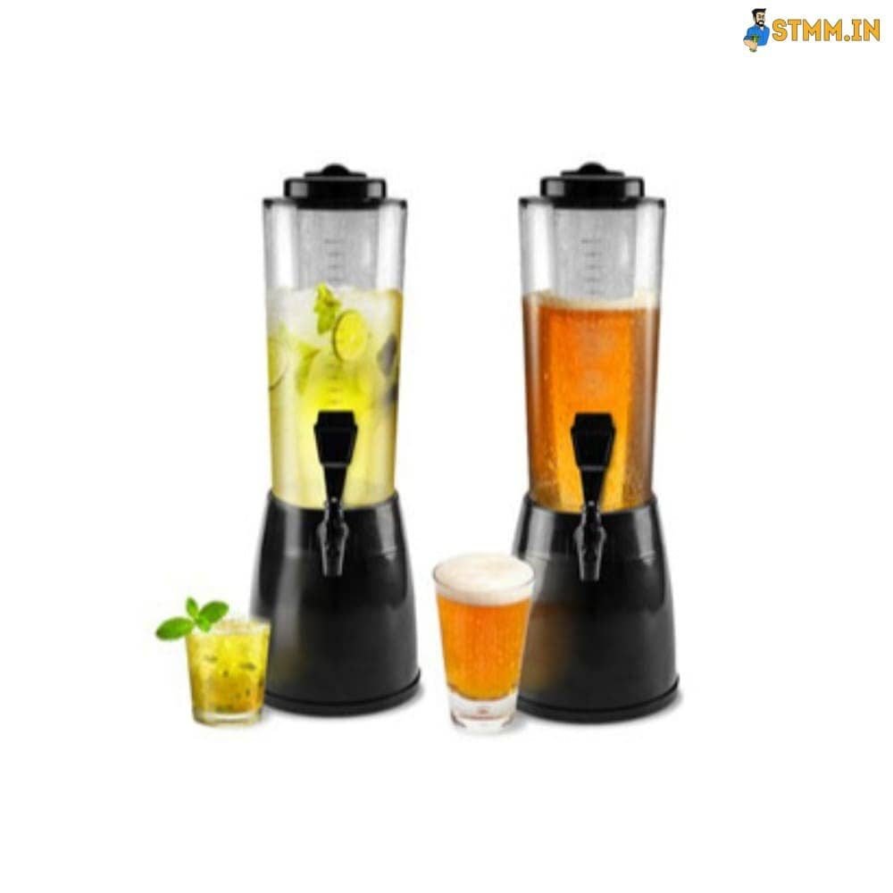 Jazz 2.5 Litre Beer Tower Dispenser With Light And Ice Tube 4