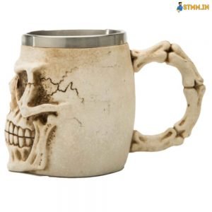 mug with skull design