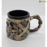 skull tiki mug with handle